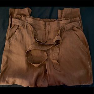 Old Navy High-Waisted Belted Straight Leg Pants